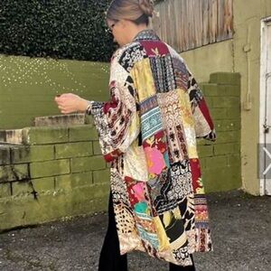 NWT Novella Royale Patcwork Kimono.  Limited edition. Size Small.